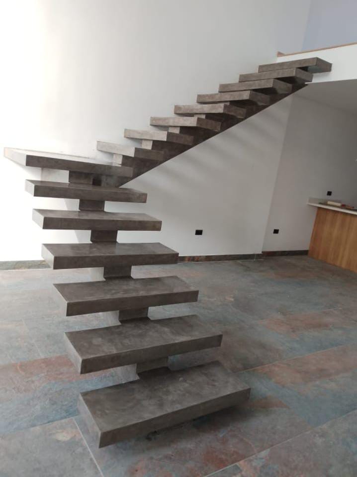 Microcemento en escaleras